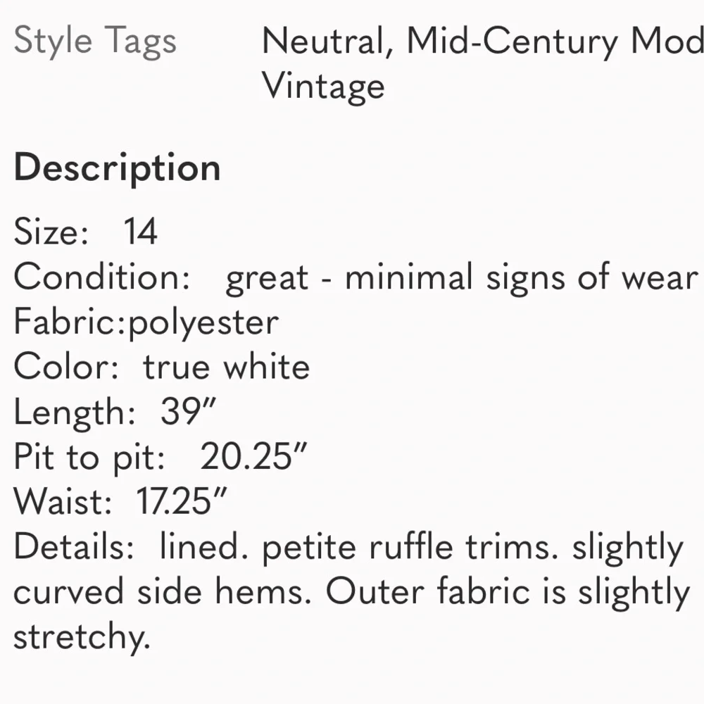 Gal Meets Glam Emma White Ruffle-Trim Dress - Picture 5 of 6